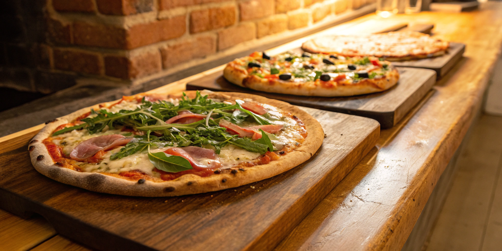 Variété de pizzas artisanales dans la région de Longwy